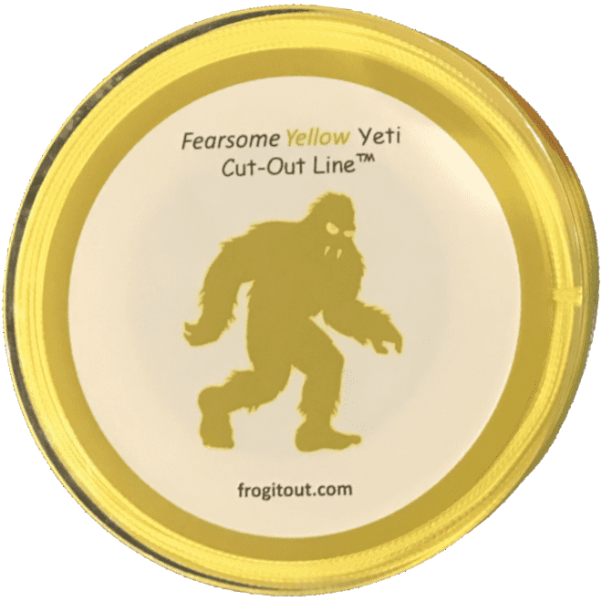 Fearsome Yellow Yeti Cut-Out Line